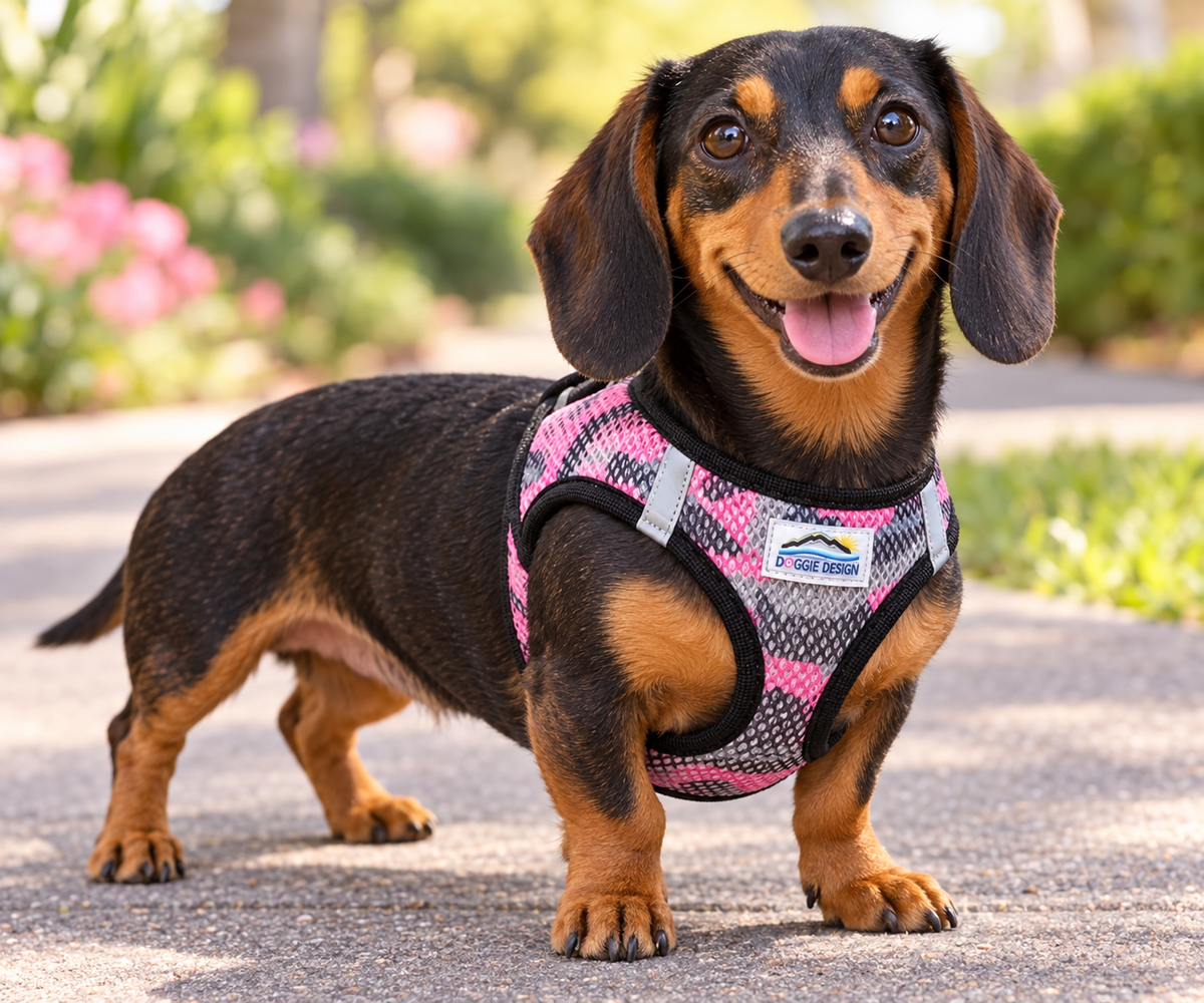 Pink Camo Harness