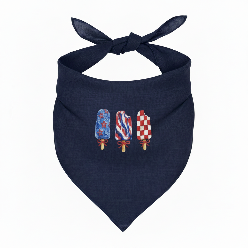 Popsicle Matching Tee and Bandana Set