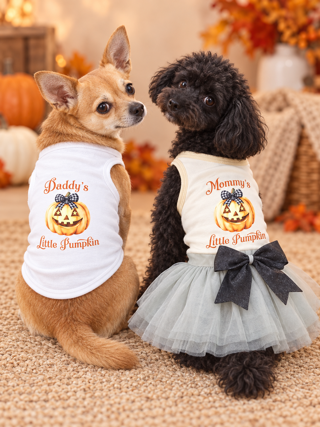 Halloween Dog Costume | Mommy's or Daddy's Little Pumpkin