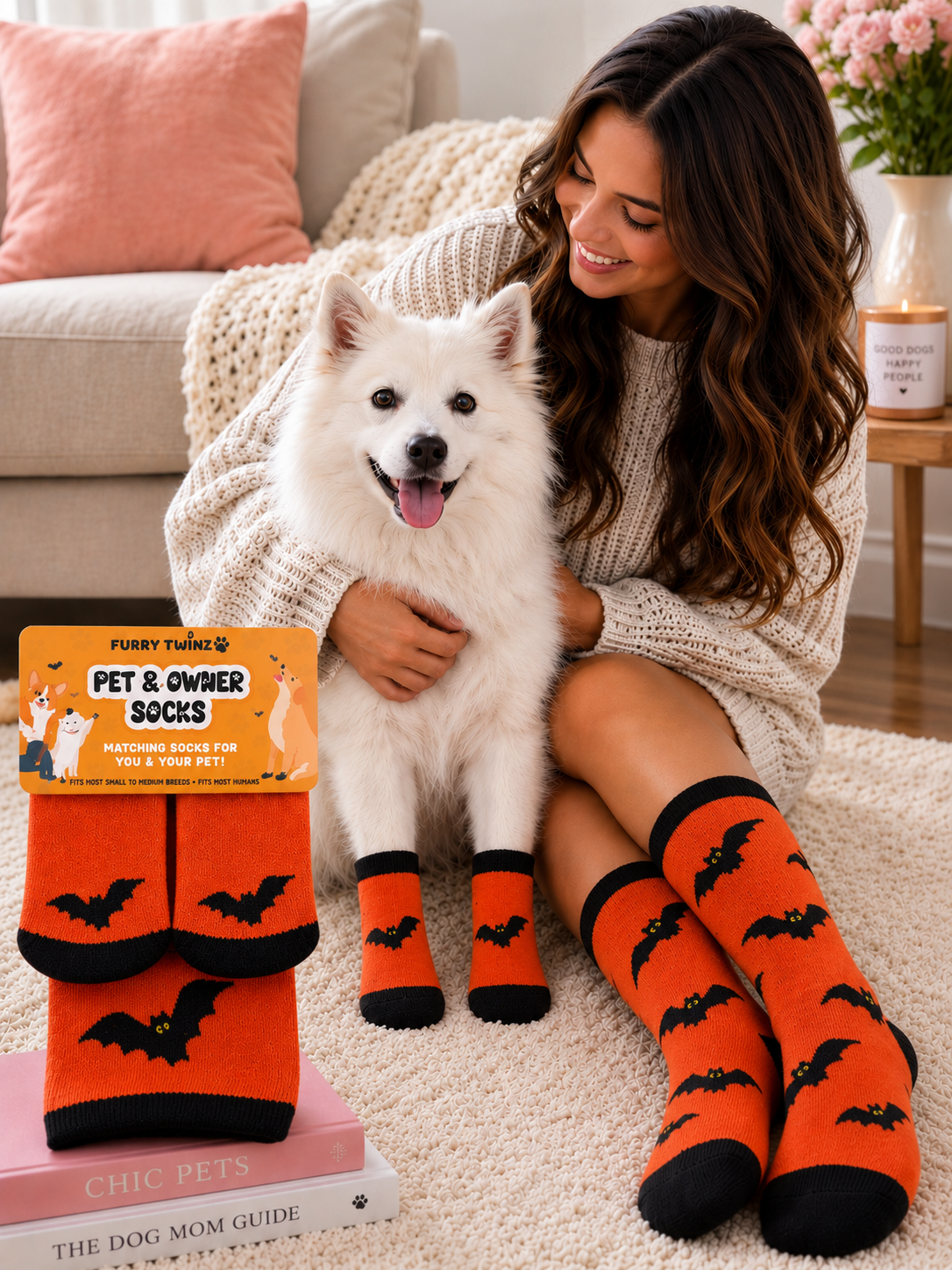 Furry Twinz Pet and Owner Matching Socks
