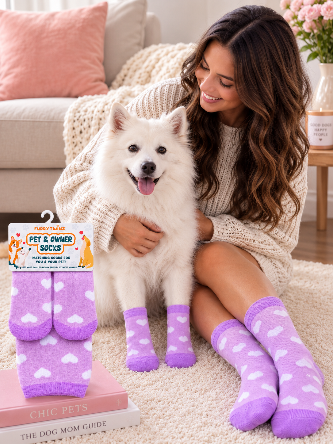 Furry Twinz  Pet and Owner Matching Socks