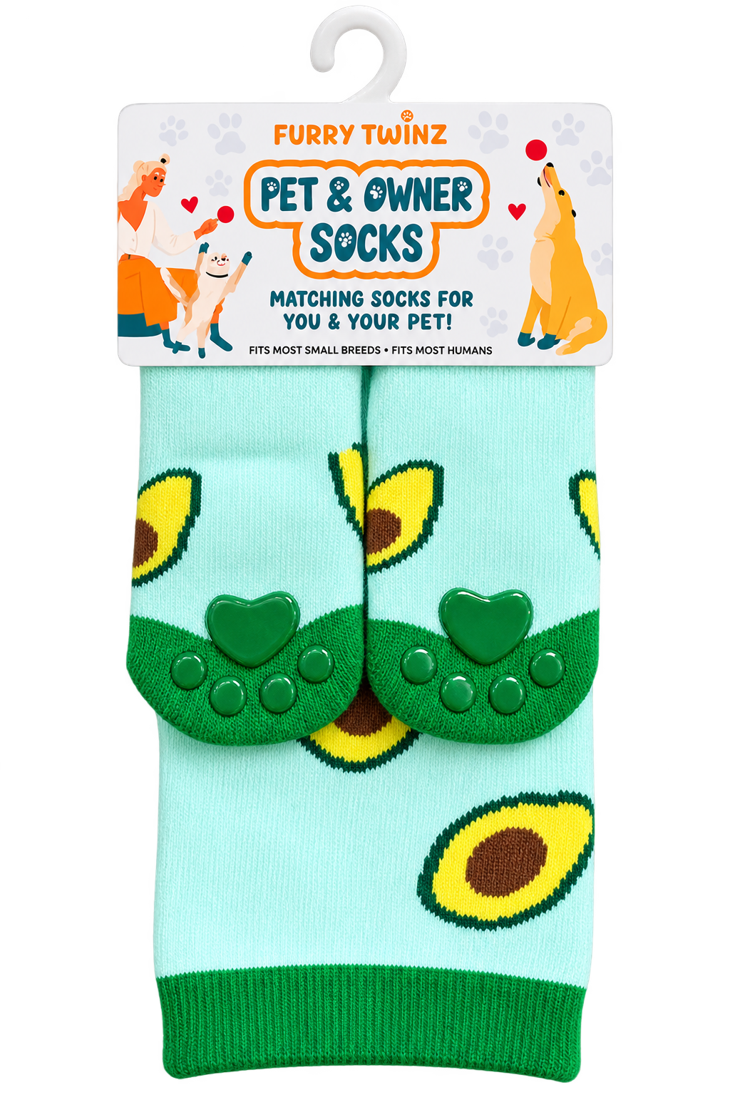 Furry Twinz Pet and Owner Matching Socks