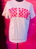 Checkered Dog Mom Tee