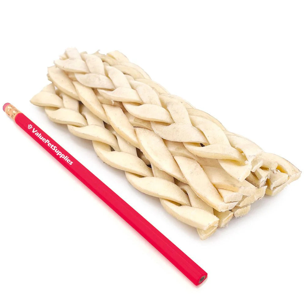 Beef Cheek Braids, Long Lasting Dog Chews 5-6"