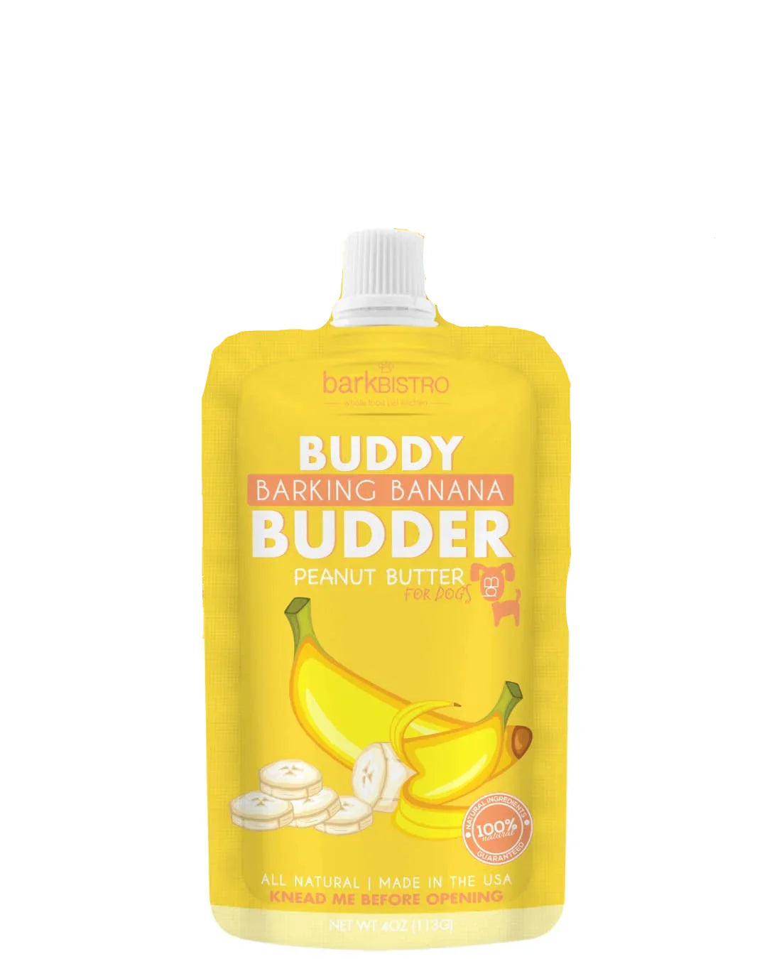 Buddy Budder Squeeze Pouches-Barking Banana