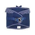 Navy Dots Ruffled Harness