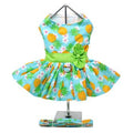 Dog Harness Dresses Pineapple Luau
