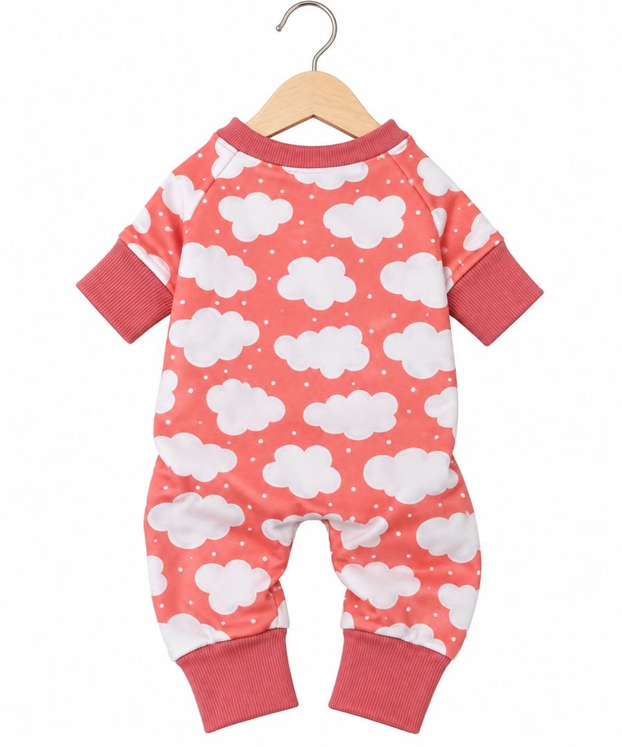 Pink Clouds Dog Pajamas
