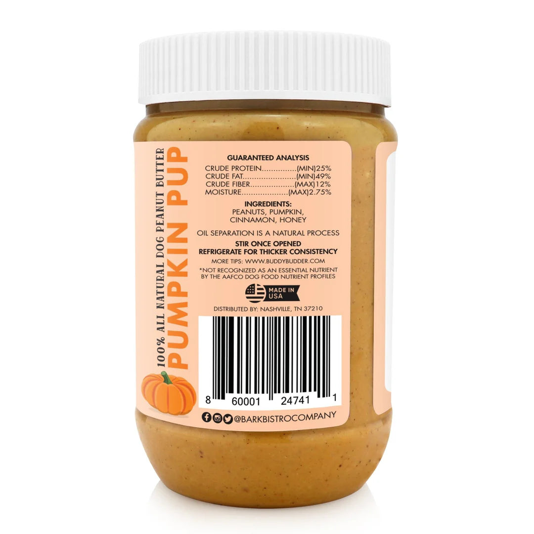 Buddy Budder Jar- Pumpkin Pup