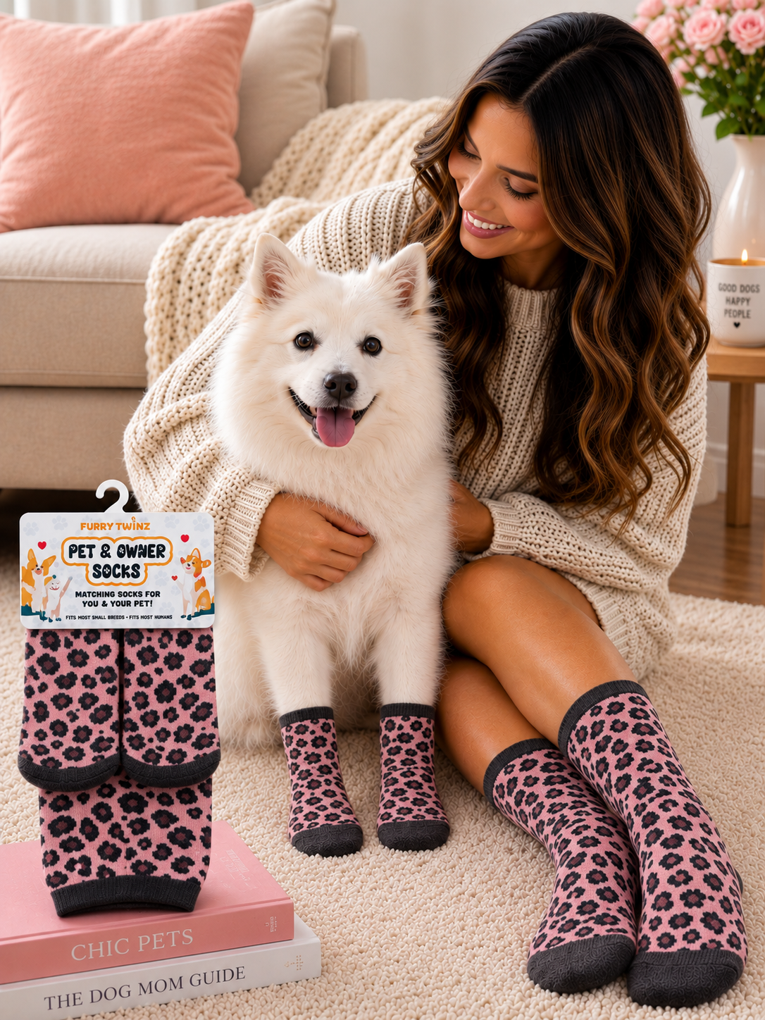 Furry Twinz Pet and Owner Matching Socks