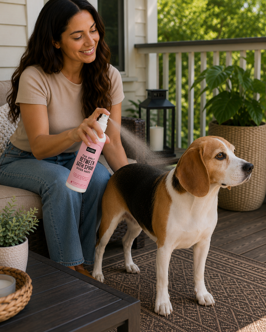 The Only Between Bath Sprays Dogs Need- Floral & Coconut
