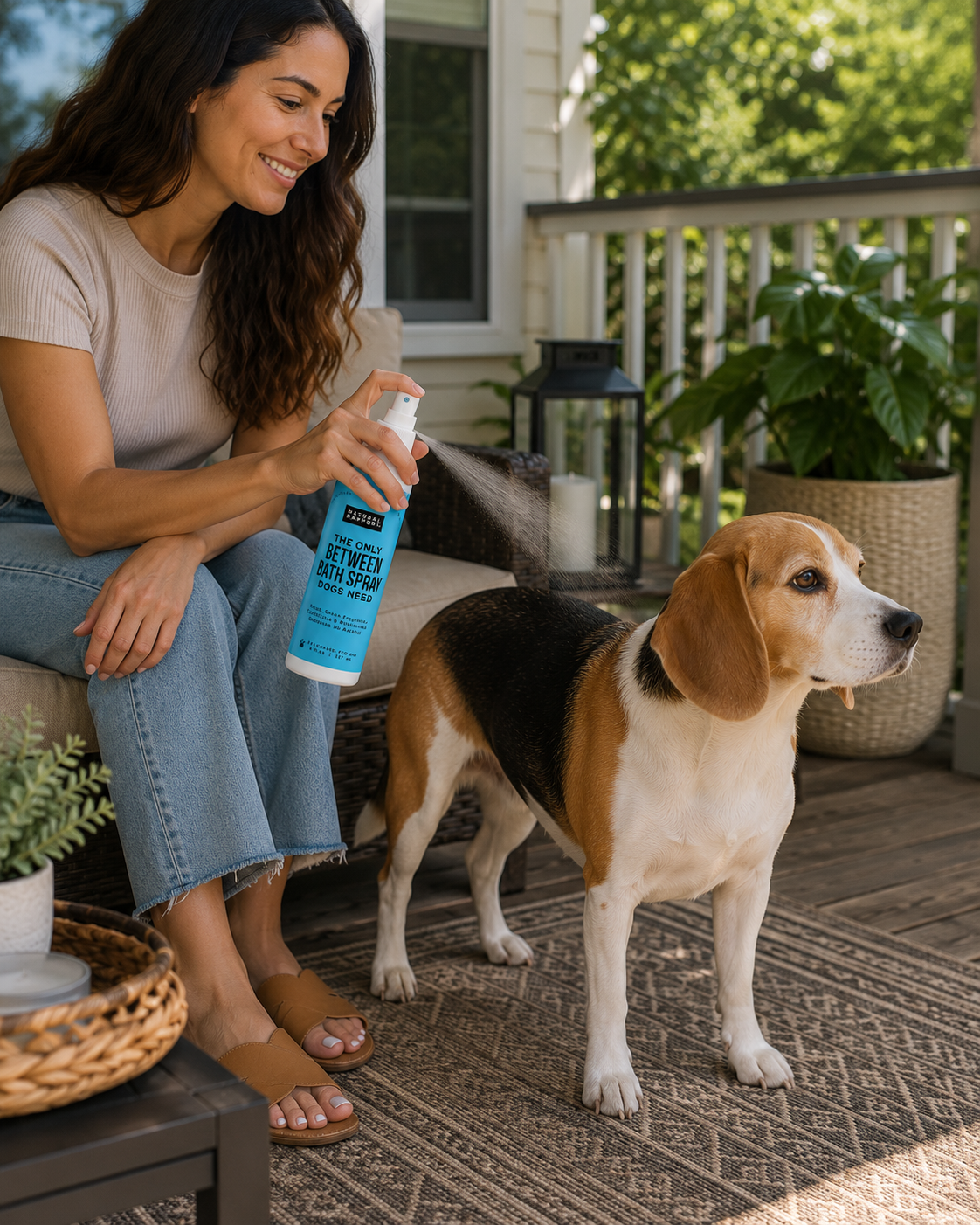 The Only Between Bath Sprays Dogs Need- Amber and Sandalwood