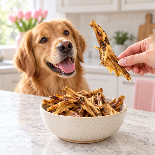 Duck Feet Dehydrated Dog Treats