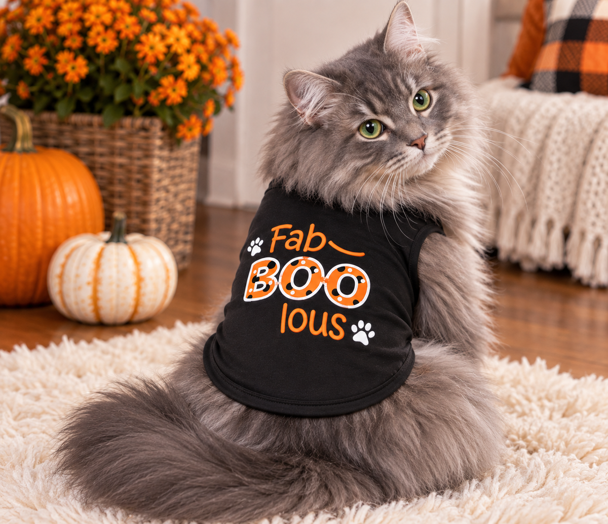 Fab-BOO-Lous Halloween Dog Shirt