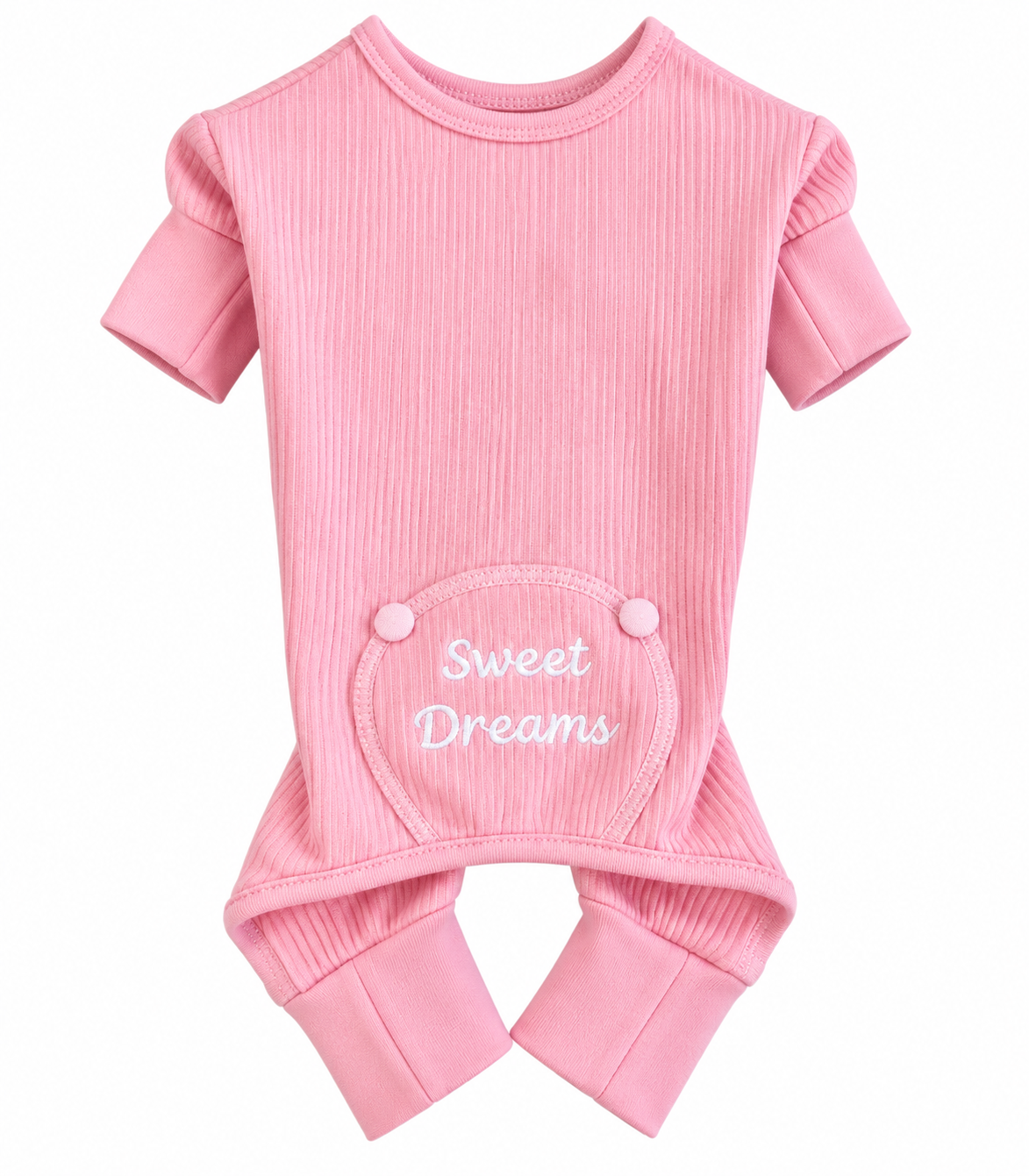 Sweet Dreams Dog Pajamas - Pink