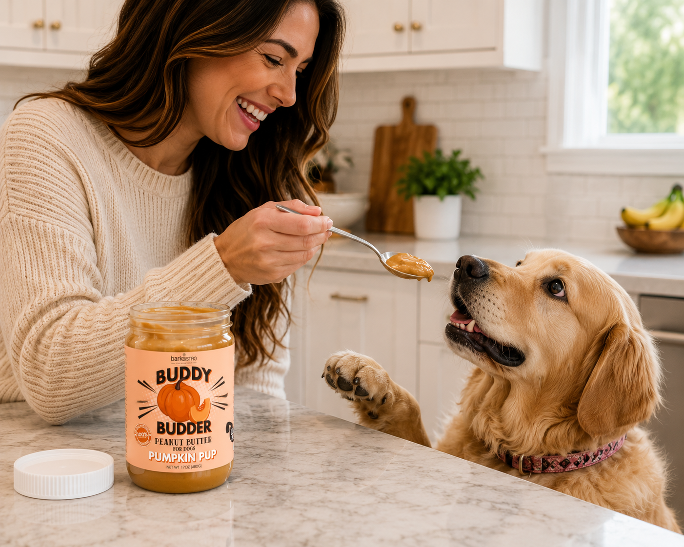 Buddy Budder Jar- Pumpkin Pup