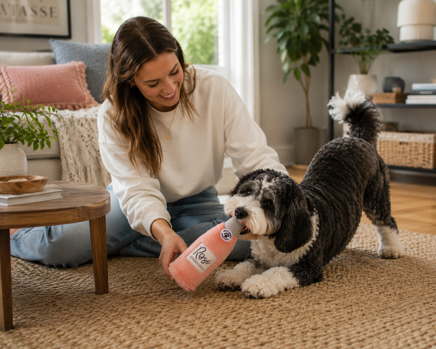 Zippy Paws Happy Hour Crucherz Rose