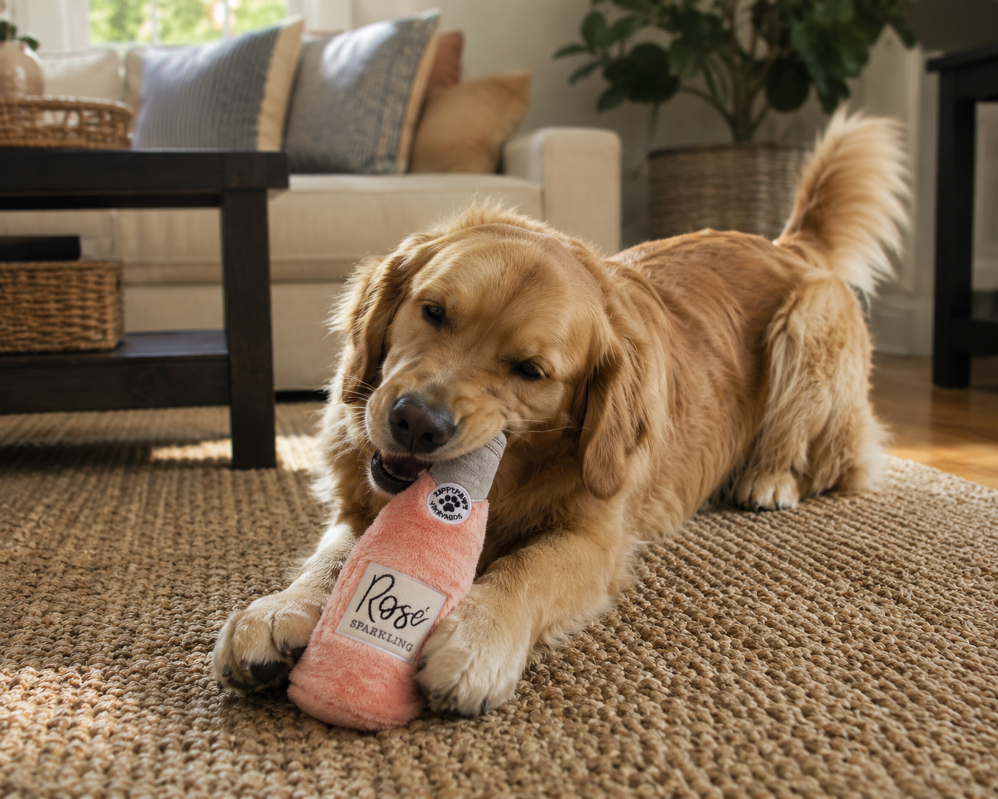 Zippy Paws Happy Hour Crucherz Rose