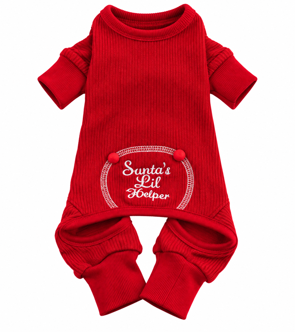 Santa's Lil' Helper Dog Pajamas