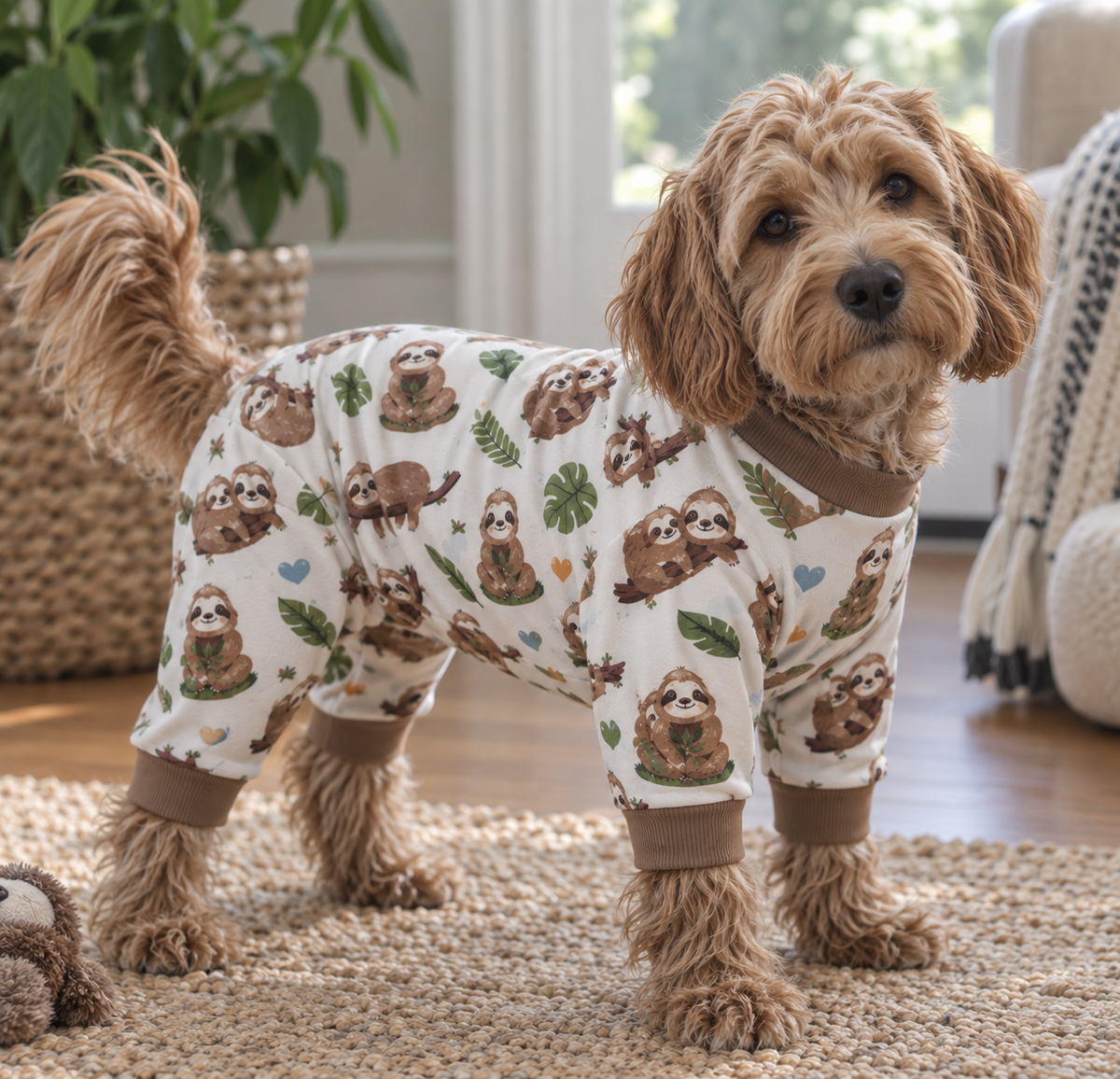 Sleepy Sloths Dog Pajamas