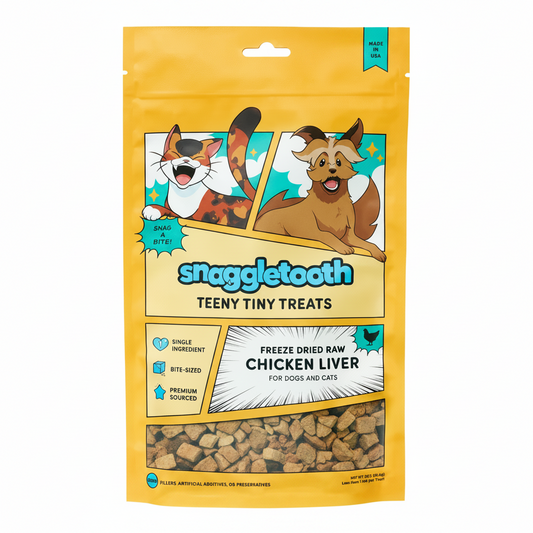 Snaggletooth Teeny Tiny Treats Freeze Dried Chicken Liver